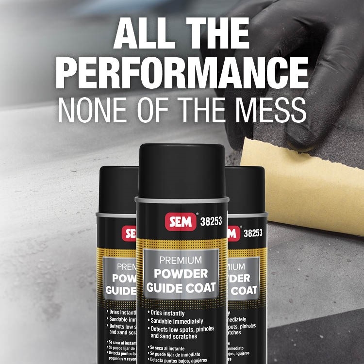 SEM Black Premium Powder Guide Coat 12 Oz. Aerosol - 38253