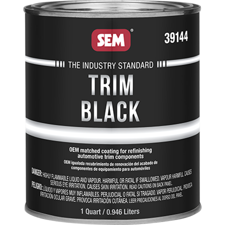 SEM 39144-LV Low VOC Trim Black Aerosol - 1 Quart